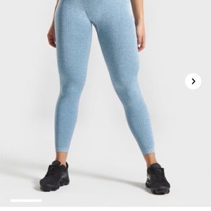 Teal marl gymshark leggings size M